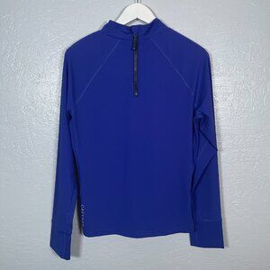 Greyson Women XL Midnight Sky Blue Soleil Mockneck Top Long Sleeve Golf Athletic